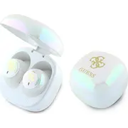 Sluchawki Guess Bluetooth headphones Gutwsj144Esh Tws  docking station white/white Iridescent 4G Printed Logo 3666339343231 Joinedit66529461