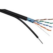 Solarix Instalacni kabel venkovni Ftp  Cat5E drat Pe samonosny civka 305M Sxkd-5E-Ftp-Pe-Sam 27655195 Sxkd5Eftppesam tīkla kabelis