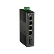 Switch Levelone Ies-0510 5-Port 10/100  Din-Rail Ies 0510 datortīklu aksesuārs