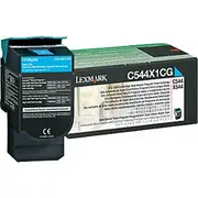 Toner Lexmark cyan  4000Pgs C544Dn/C544Dtn/C544Dw/C544N/X544Dn/X544Dtn/X54... C544X1Cg toneris