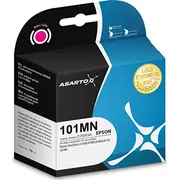 Tusz Asarto do Epson 101Mn  C13T03V34A 70 ml magenta As-E101Mn 5901741418466 Joinedit25736330 kārtridžs