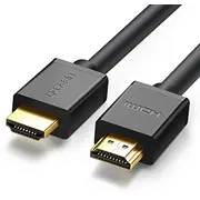Ugreen 10108 Hdmi 2.0 19Pin 3M spraudnis/spraudnis 4K 60Hz 3D Hdr Arc 18Gbps izturīgas kvalitātes Melns 