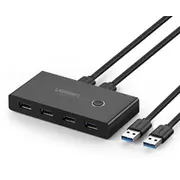 Ugreen 30768 interface hub Usb 3.0 Type-A 5000 Mbit/S Black  6957303837687 30768B 6957303803217 Ugr281 Ugreen/30768 centrmezgli