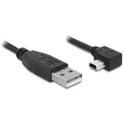 Usb 2.0 Cable Am -  mini 5Pin angled 5M 82684 kabelis