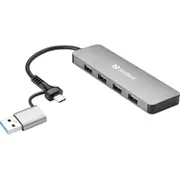 Usb-C/A to 4Xusb 3.0 Hub  136 63