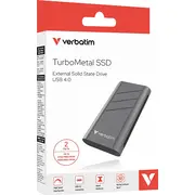 Verbatim Turbometal Ssd Usb4 2Tb  428876 32022 14688197 Ārējais cietais disks