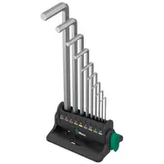 Wera 950/9 Hex-Plus 8 Winkelschlusselsatz metrisch verchrom  05022102001 503735