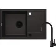 Zlewozmywak granitowy z bateria 1-Komorowy ociekaczem Zrcpg113 5907650884361  Joinedit75074454 Izlietne