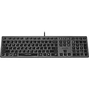 A4Tech Fstyler Fx60H White Backlit keyboard Usb Qwerty Black  Grey A4Tkla47125 klaviatūra