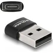 Adapter Usb Delock Usb-A - Usb-C Czarny  60002 4043619600021 Joinedit36480984