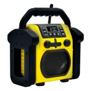 Adler  Construction radio with Bluetooth Ad 1911 Aux in Black/Yellow 5905575906342 ad1911 Ad1911 Spr010882 radiopulksteņi