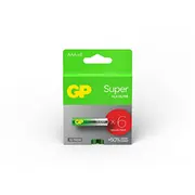 Alkaline Batteries Lr03 /Aaa Gp Super 6Pcs.  24A21 Sbv6 Gppca24As537 Baterija