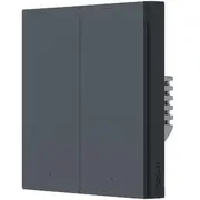 Aqara Smart wall switch H1 With neutral  double rocker Ws-Euk04 Grey 6975833354955 Ws-Euk04G Ws-Euk04-G
