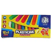 Astra Plasticine 12 colors  gold color for free 5901137087504 Wikr-977948 materiāli konstruktoriem