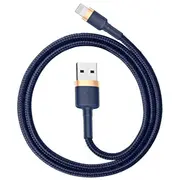 Baseus Calklf-Cv3 lightning cable 2 m Blue  Gold 6953156290761 Calklf Cv3 70803-Uniw Usb kabelis