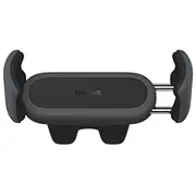 Baseus Steel Cannon 2 Car holder to Ventilation Grid Black  6932172612207 106208-Uniw Sugp000001 Mobilo telefonu turētāji