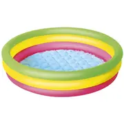 Bestway Inflatable pool Three colours 102 x 25 cm 51104  6942138915815 20271 Mcu51104 Baseins
