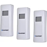 Blaupunkt Ws40Wh Weather station with 3 external sensors 5901750506079  barometrs termometrs