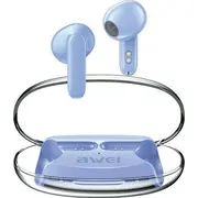 Bluetooth headphones 5.3 T85 Enc Tws blue  Awe000179 austiņas