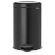 Brabantia atkritumu tvertne ar pedāli Newicon  12 l Matt Black 113741 8710755113741 11 37 41