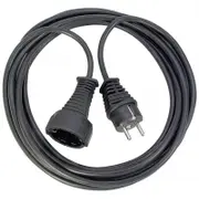 Brennenstuhl earthed extension cable straight Cee 7/7 -  7/4 Schuko 5M black 4007123022823 1165440 elektrības pagarinātājs
