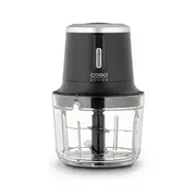 Caso 01747 Chop  Go Multi chopper 200 W 4 stainless steel blades Emulsifying disc Glass container 1 L Black 4038437017472 Blenderis