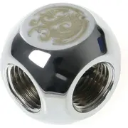 Chlodzenie wodne Bitspower zlaczka adapter T 3X Ig1/4 - Silver w polysku Bp-Tmb  Bptmb ūdens dzesēšanas sistēmas piederumi