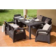 Darza galdins/uzglabasanas kaste Luzon Flat Wicker peleks 8711245139975  R91115 Dārza mēbeles