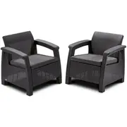 Darza kresli Corfu Duo Set peleki 8711245158778  Dārza mēbeles