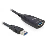 Delock Cable Usb 3.0 Extension active 5M  83089 kabelis vads