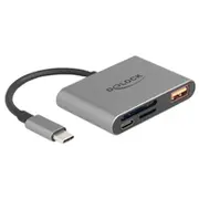Delock Usb-C Card Reader fur Sd und Micro Speicherkarten  91016 karšu lasītājs