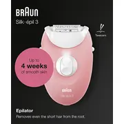 Depilator Braun Silk-Epil 3-176  epilator Pink/White 176 4210201423522 Joinedit63595245