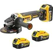 Dewalt cordless angle grinder Dcg405P3  18Volt Black / yellow 3X Li-Ion battery 5.0Ah Qw Slīpmašīna