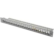 Digitus Dn-91410 Modular Patch Panel. shielded 24-Port. blank. 1U. rack mount  Dn 91410 Dn91410 kabelis vads