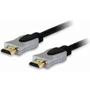 equip 119347 Hq Highspeed Kabel Hdmi with Ethernet Stecker auf 10.00M black vergoldet  kabelis video audio