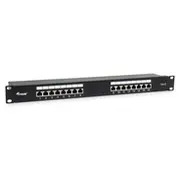 Equip Patchpanel 16X Rj45 Cat6  19 1He schwarz 326417 128345