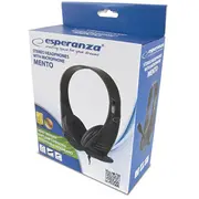 Esperanza Eh209K headphones/headset Head-Band Black  austiņas