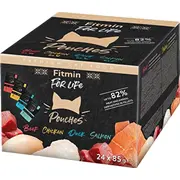 Fitmin  Cat For Life pouch multipack 24X85G 12920006 8595237034598 Joinedit46777954 kaķu barība