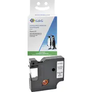 GampG Schriftband 19Mm x 7M sw-ws Komp. m. Dymo D1/ 45803/ S072083 Rl-D-45803P-Bk/Wt-19Mm7M 6941881284520  Joinedit73919434
