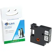 GampG Schriftband 9Mm x 7M sw-ws Komp. m. Dymo D1/ 40913/ S072068 Rl-D-40913P-Bk/Wt-9Mm7M 6941881284407  Joinedit73919429