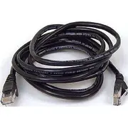 goobay Patch cable Cat6 U/Utp flat black 10 0M  95381 kabelis vads