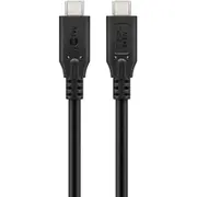 Goobay Usb-C Cable  Usb4 240 W 40 Gbit/S Power Delivery 0.5 m Black 4040849741821 74182 Rb74182 kabelis vads