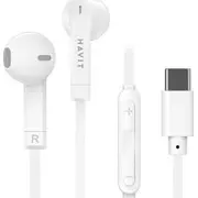 Havit E336C wired headphones White  austiņas