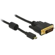 Hdmi Kabel Delock micro D - Dvi241 St/St 1.00M  83585 kabelis video audio