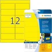 Herma Signal-Etiketten A4 99 1X42 3 mm gelb Folie  300 St. 8029 uzlīmju printeris