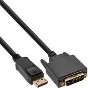Inline 25Er Bulk-Pack Displayport zu Dvi Konverter Kabel - schwarz 2M B-17112 4043718290031  B 17112 kabelis video audio
