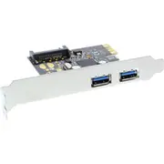 Inline Schnittstellenkarte Inkl. Lp  2X Usb 3.0 with Sata Strom 76666L centrmezgli