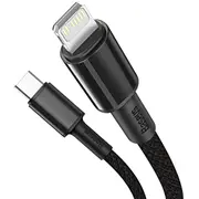 Kabel Usb-C do Lightning Baseus High Density Braided  20W 5A Pd 1M Czarny 6953156231917 64307-Uniw Catlgd-01