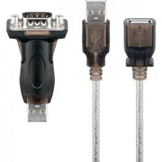 Kabel Usb Goobay szeregowych Rs232 mini  Przezroczysty - Dlugosc kabla 1.5 m 10018127 4040849931284 Joinedit62594074