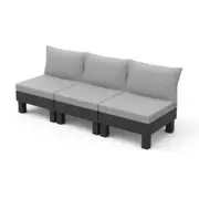 Keter Darza divans trisvietigs Elements 3 Seater peleks/gaisi peleks 8711245158020  Dārza mēbeles